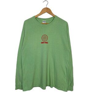 Kanye West The Life Of Pablo "Saint Pablo" LS Tour Tee Green / Red mens size L